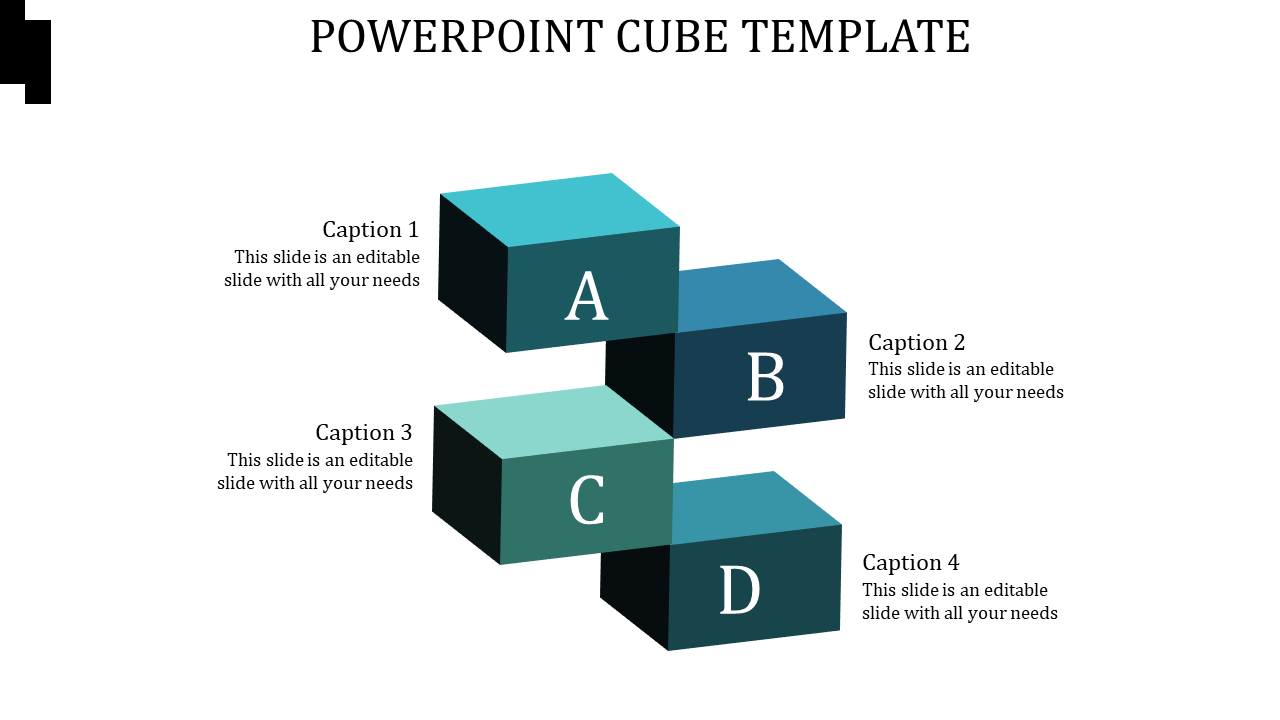POWERPOINT CUBE TEMPLATE-POWERPOINT CUBE TEMPLATE-BLUE-4
